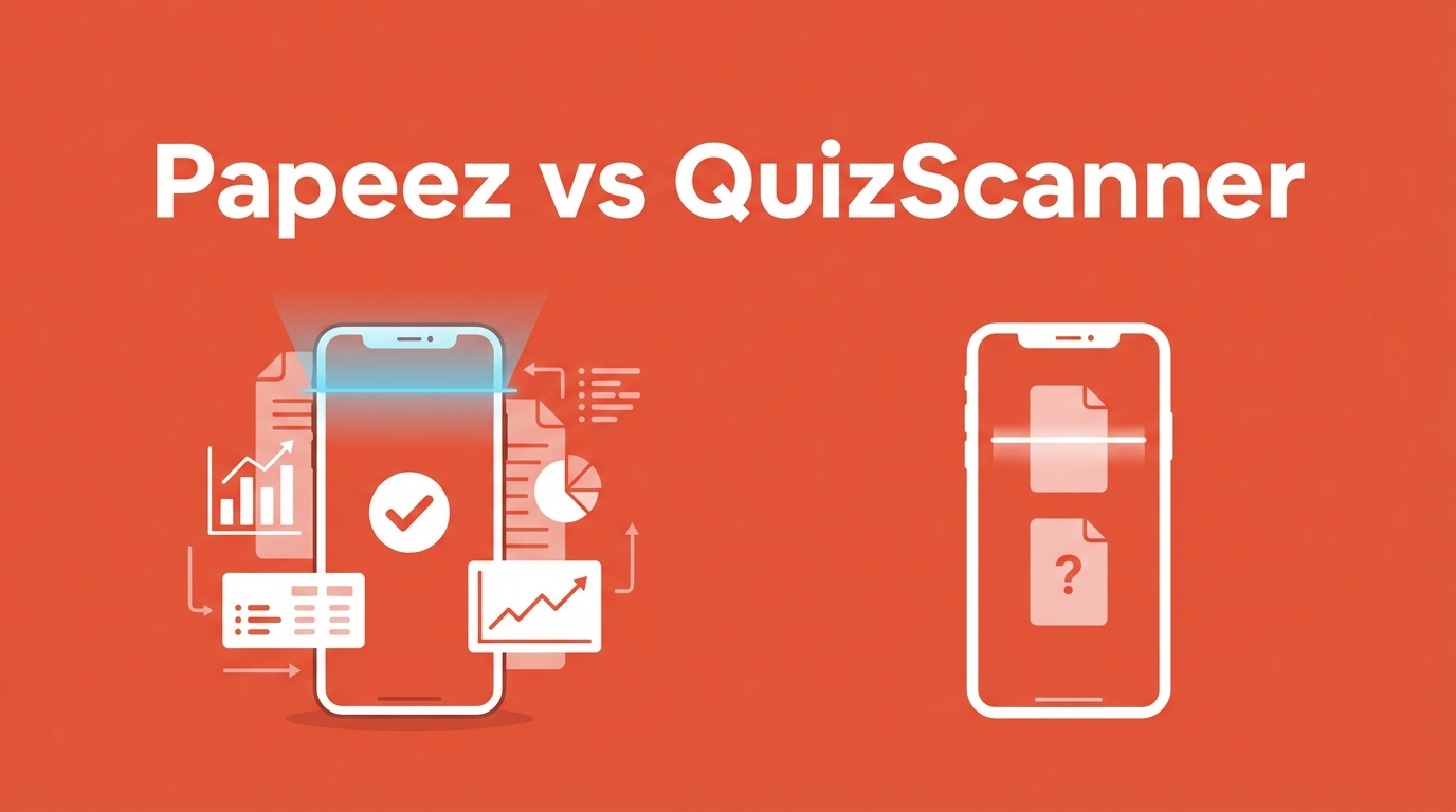 Application pour scanner des QCM : Faut-il utiliser QuizScanner ou passer à Papeez ?